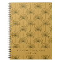 Palm Leaf Botanical Mustard Yellow Custom Wedding