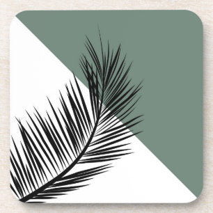 Palm leaf coaster