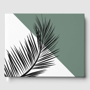 Palm leaf guest book