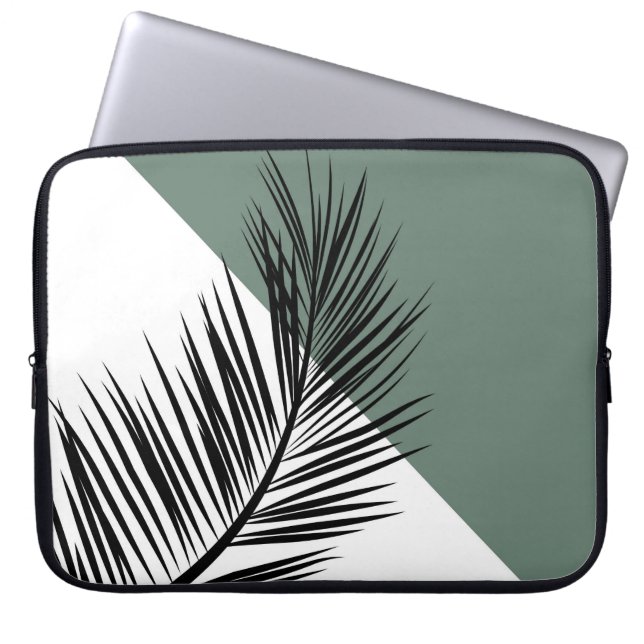 Palm leaf laptop sleeve (Front)