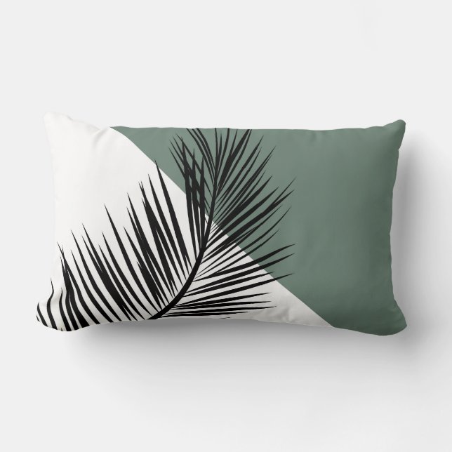 Palm leaf lumbar cushion (Front)