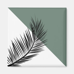 Palm leaf magnet
