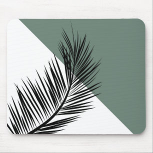 Palm leaf mouse pad