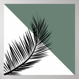 Palm leaf poster