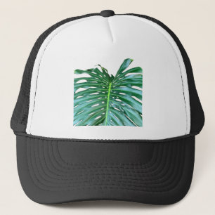 Palm Leaf, tropical foliage, jungle rainforest Trucker Hat