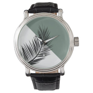 Palm leaf watch