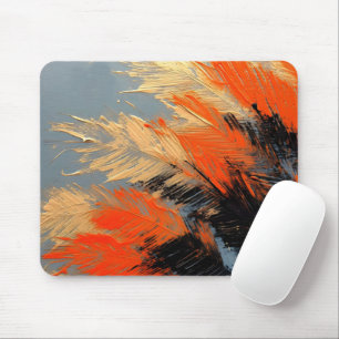 Palm Leaves – Abstract Tropical Motion Mouse Pad
