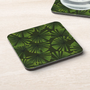 Palm leaves coaster