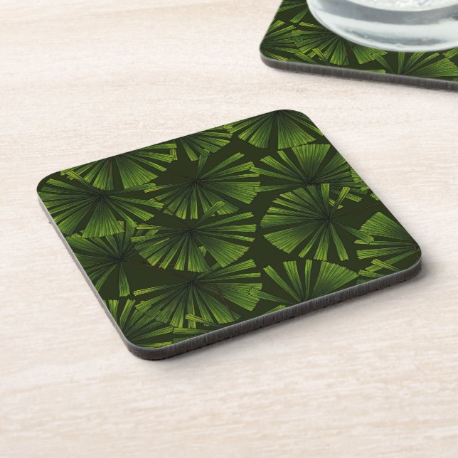 Palm leaves coaster (Left Side)