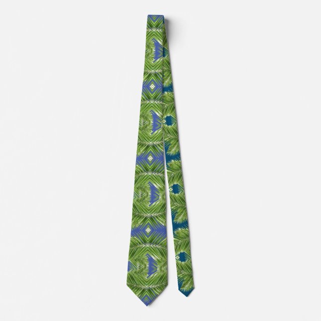 palm leaves Graphic Design for Neck Tie (Front)
