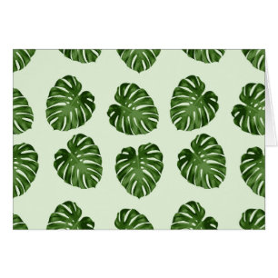 Palm Leaves, Green Leaves, Tropical Pattern