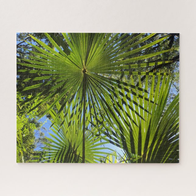 palm leaves jigsaw puzzle (Horizontal)