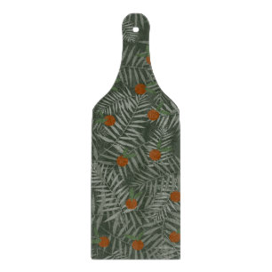 Palm Leaves & Oranges Cutting Board