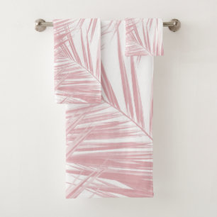 Palm Leaves Pattern Dream 5 #tropical#art Bath Towel Set