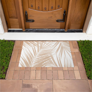 Palm Leaves Pattern Dream 6 #tropical#art Doormat