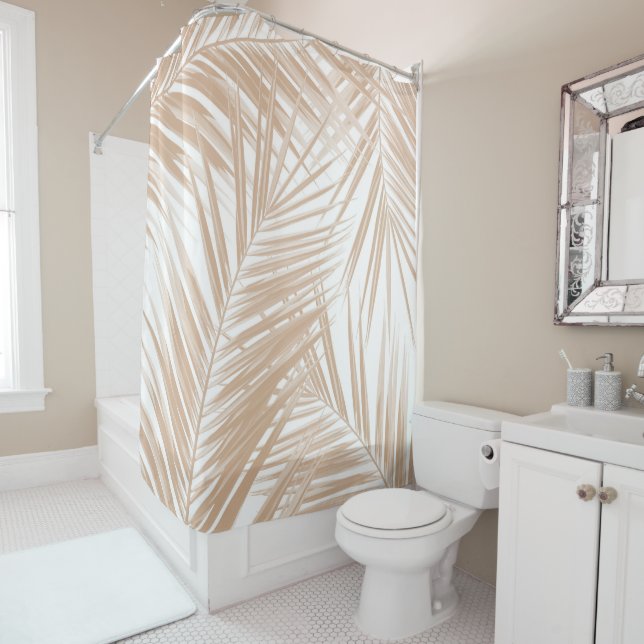 Palm Leaves Pattern Dream 6 #tropical#art Shower Curtain (In Situ)