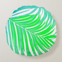 Palm Leaves Pattern Green Teal Blue Tropical Gift
