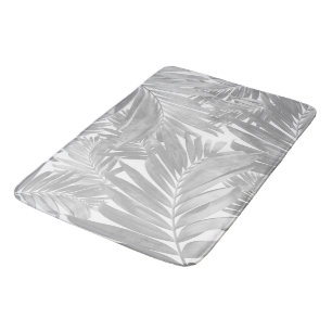 Palm Leaves Pattern Love #3 #tropical #wall #decor Bath Mat