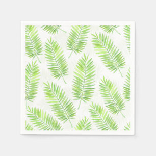 Palm leaves pattern napkin
