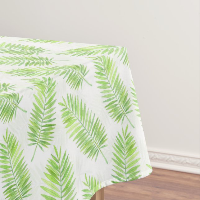 Palm leaves pattern tablecloth (In Situ)