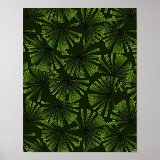 Palm leaves poster (Front)
