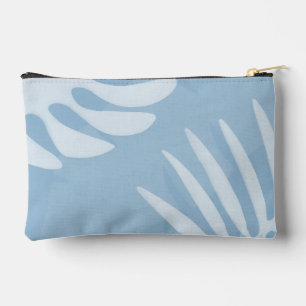 Palm Leaves Sky Blue Pouch 