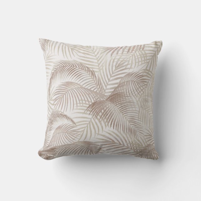 Palm leaves style cushion (Front)