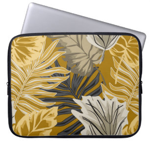 Palm leaves, tropical, Botanical, jungle, forest, Laptop Sleeve