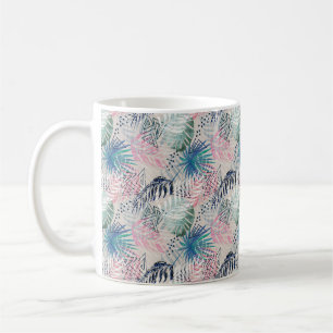 Palm leaves, tropical, Botanical, leaves, jungle Coffee Mug