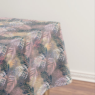 Palm leaves, tropical, Botanical, leaves, jungle, Tablecloth