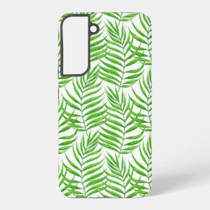 Palm leaves watercolor samsung galaxy case