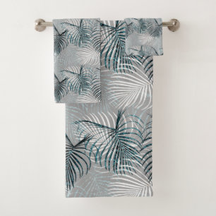Palm Leo Animal Print Glam 2 Bath Towel Set