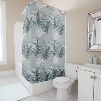 Palm Leo Animal Print Glam 2 Shower Curtain