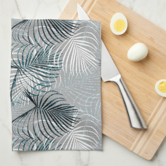 Palm Leo Animal Print Glam 2 Tea Towel