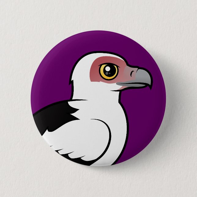 Palm-nut Vulture 6 Cm Round Badge (Front)