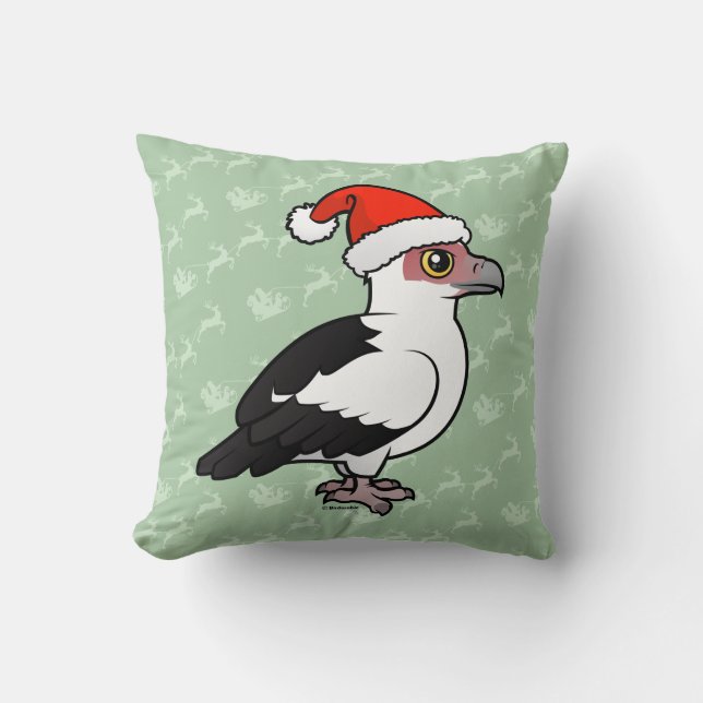 Palm-nut Vulture Santa Cushion (Front)