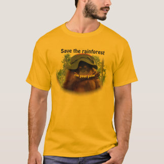 Palm Oil Rainforest Orangutan Conservation T-Shirt