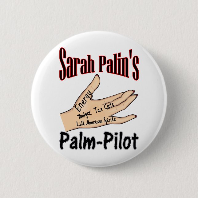 palm-pilot 6 cm round badge (Front)