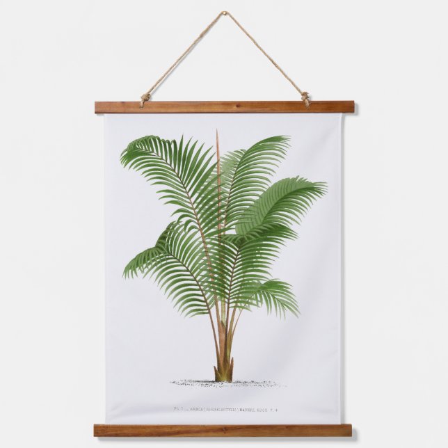 Palm Print -Pieter Joseph de Pannemaeker 1832-1904 Hanging Tapestry (Front)