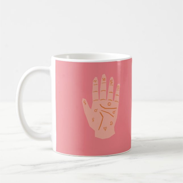 Palm Reading Coffee Mug (Left)