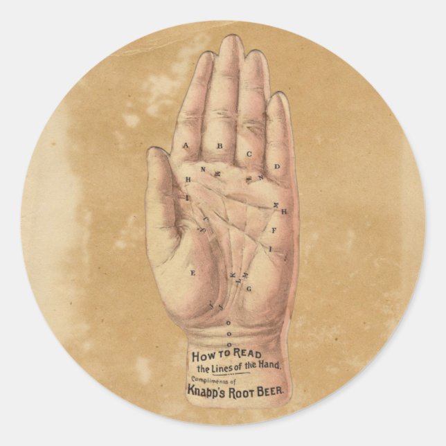 Palm Reading Sticker (Front)
