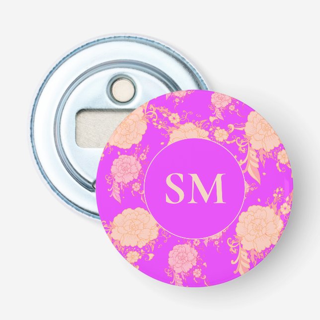 Palm Royale Floral Bottle Opener (Front)