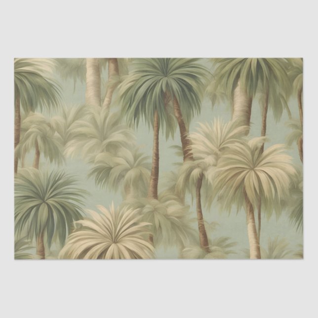 Palm Safari Fantasy Tissue Paper (Front)