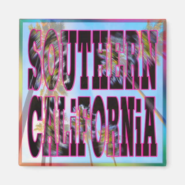 "Palm Sky: Southern California" Magnet (Front)