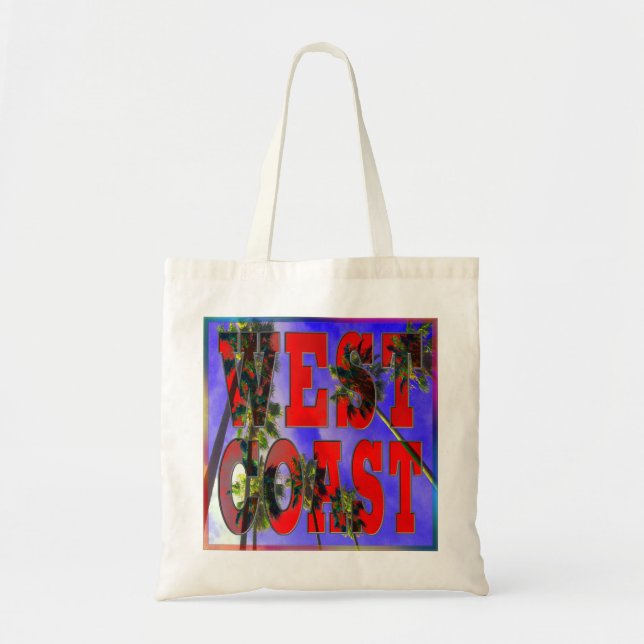"Palm Sky: West Coast" Bag (Front)