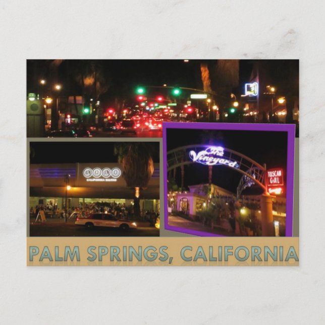 PALM SPRINGS #6 POSTCARD (Front)