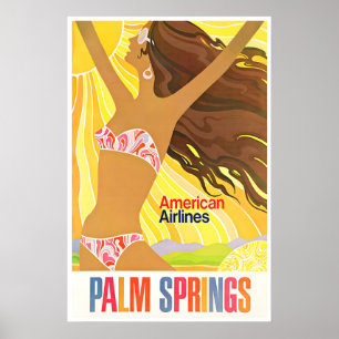Palm Springs Art California Print American Travel