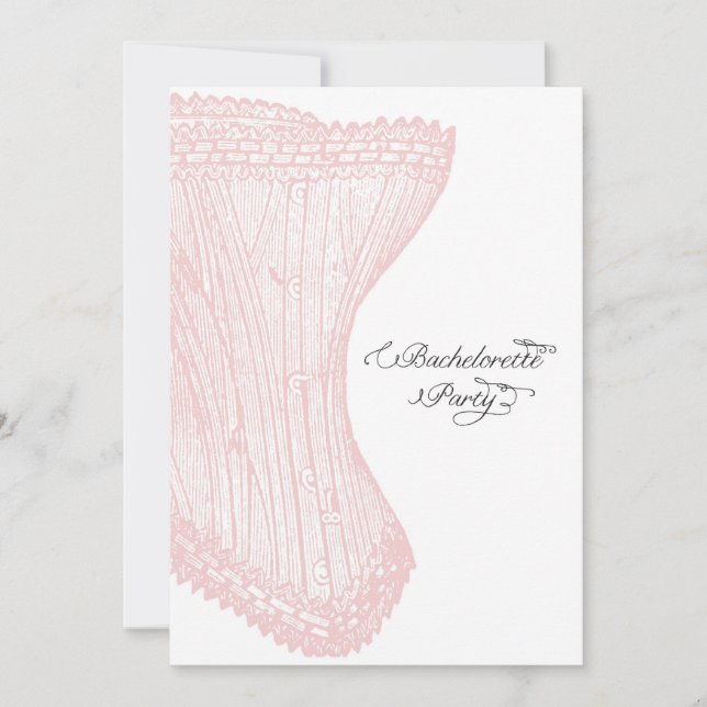 Palm Springs Bachelorette Party Invite-Custom Invitation (Front)