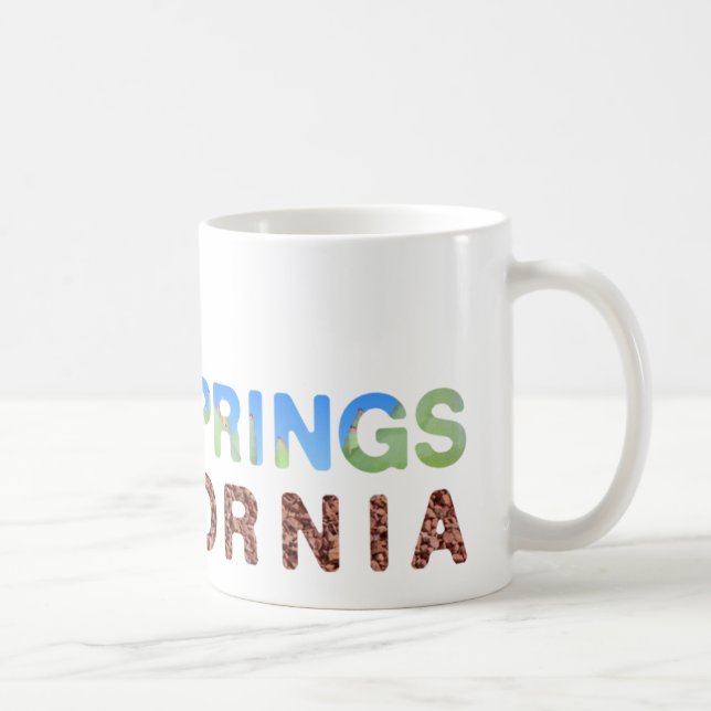 Palm Springs Blue & Green Coffee Mug (Right)