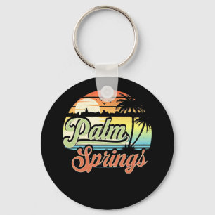 Palm Springs California Beach Vacation Sunset Key Ring